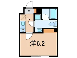 Happy Valley品川西大井【4階】の間取り