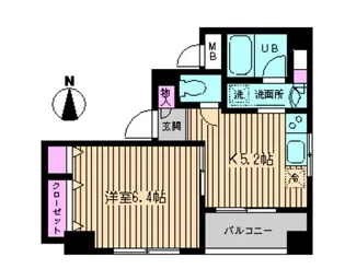 ブランネージュ【4階】の間取り