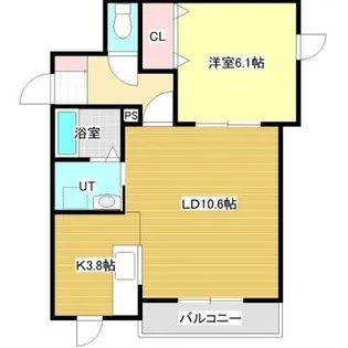 ペガサス【1階】の間取り