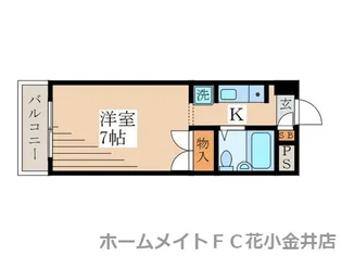 ヴィラアベニュ【2階】の間取り