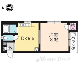 カーサ清明【3階】の間取り
