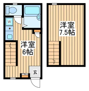 ミヨシハイツ【2階】の間取り