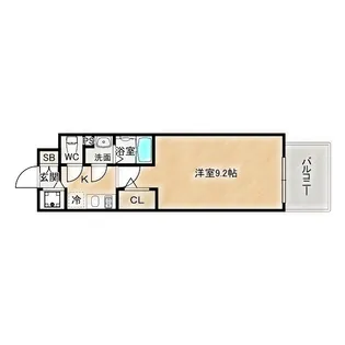 サムティ都島NORTH【7階】の間取り