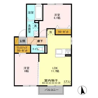 レマックコーポ【1階】の間取り