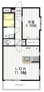 Brioteracce仙台中山(ブリオテラッセ)【1階】の間取り