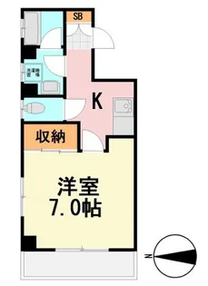 レイパレス【3階】の間取り