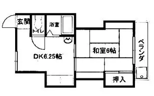 b’CASA館林re-born B棟【2階】の間取り