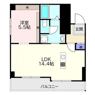 セントラルビル【6階】の間取り