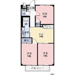 Surplus Three 憩【2階】の間取り