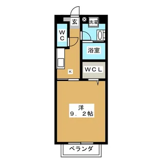 サープラス藤C【1階】の間取り