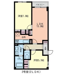 ノイレーベン【3階】の間取り