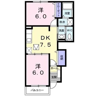 セリーズ【1階】の間取り