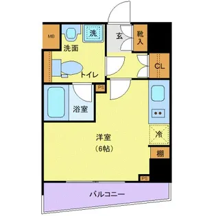 プレール・ドゥーク横濱紅葉坂【7階】の間取り
