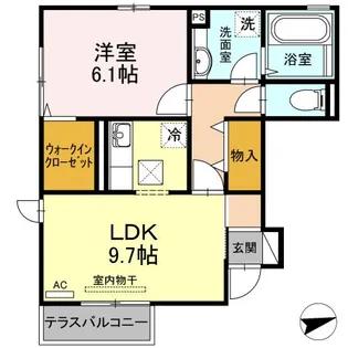 アローム A棟【1階】の間取り