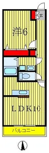 フィオーレ【1階】の間取り