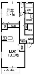 エトワールII【2階】の間取り