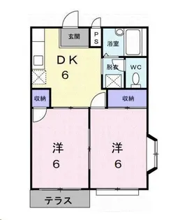 エルディム島田【1階】の間取り