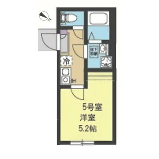 ネスト大倉山【2階】の間取り