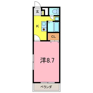 プレジールsunshine【1階】の間取り