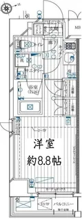 レガリス用賀【8階】の間取り