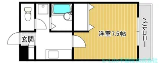 プラッツ・S・月出【6階】の間取り