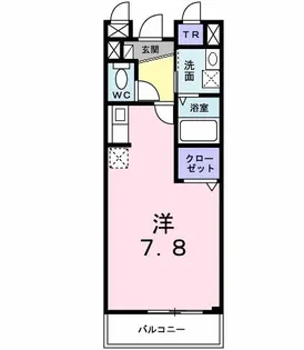 エテルノ・スクウェア弐番館【4階】の間取り