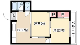 フローラル名東【3階】の間取り