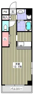 スタジオ・アイ【2階】の間取り