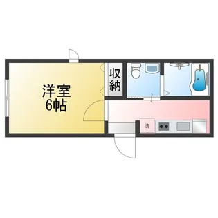 仮)南矢名Mアパート【1階】の間取り