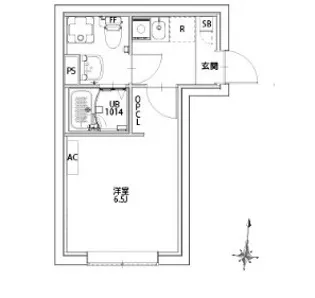 TheNest南千住【4階】の間取り