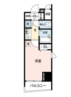 プレール武蔵小山弐番館【5階】の間取り