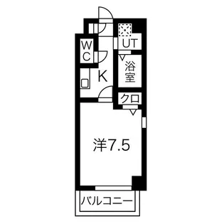 エスポワール亀島【2階】の間取り