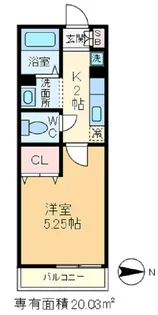 コンフォール王子神谷【2階】の間取り
