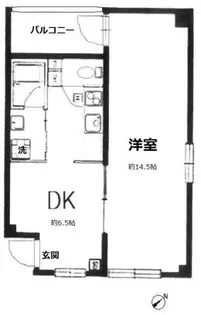 FLレジデンス新宿 I【1階】の間取り