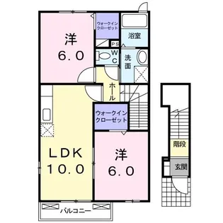 サン・フィオーレ【2階】の間取り
