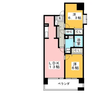 ノア本屋敷【4階】の間取り