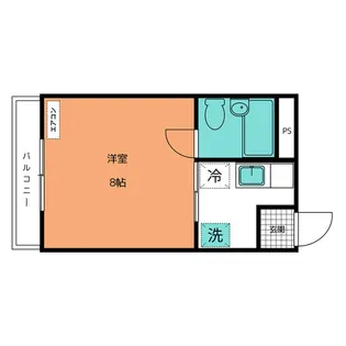 高岡メゾンオークラ【2階】の間取り