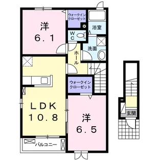シャルマン M【2階】の間取り