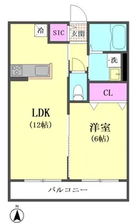 Luz del Sol 大森II【3階】の間取り