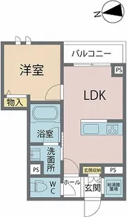 メゾン ド カナワ【3階】の間取り