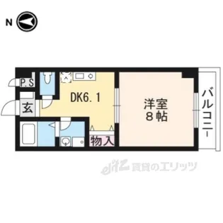 ポピットハイム【1階】の間取り