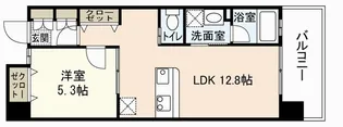 ルーベル楠木【8階】の間取り