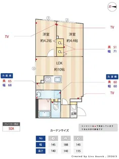 エルファーロ神楽坂III【4階】の間取り