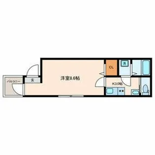 Best Stage 西日暮里【4階】の間取り