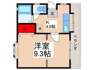 メゾンSHIRAKAWA【2階】の間取り