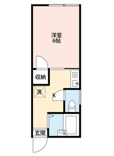 友愛ハイツ【1階】の間取り