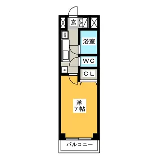 ダイワパレス【6階】の間取り