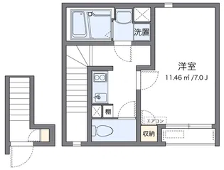 クレイノのぞみ西ヶ原【2階】の間取り