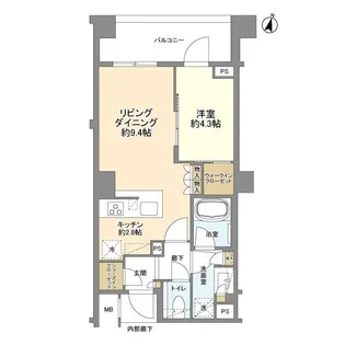 ブランズ西小山の間取り