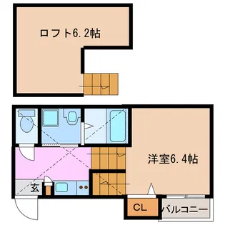プレミアムハウスケイ【1階】の間取り